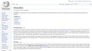 
                            11. ClinicalKey - Wikipedia