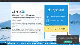 
                            11. Cliniko - Physitrack