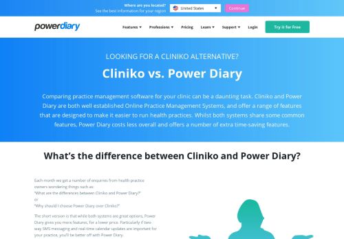 
                            9. Cliniko vs. Power Diary: Practice Management Software ...