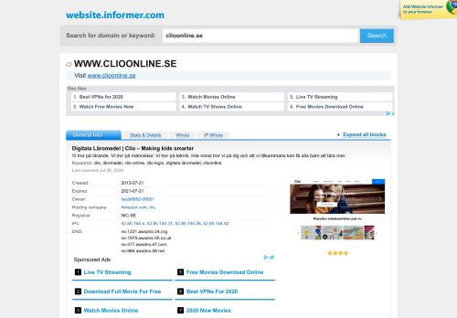 
                            12. clioonline.se at WI. Clio Online från Bonnier Education - Digitala ...