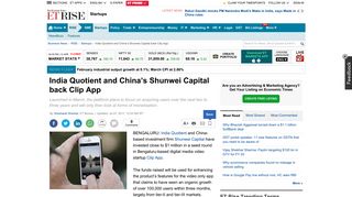 
                            7. Clip App: India Quotient and China's Shunwei Capital back Clip App ...
