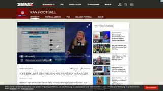 
                            10. Clip ran Football Icke erklärt: Der neue NFL ... - ProSieben MAXX