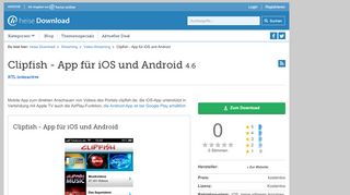 
                            10. Clipfish - App für iOS und Android | heise Download