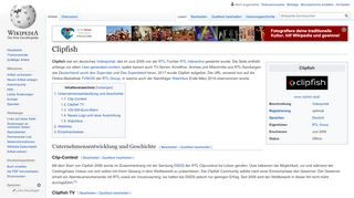 
                            5. Clipfish – Wikipedia