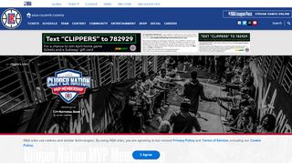 
                            11. Clipper Nation MVP Membership | Los Angeles Clippers - NBA.com