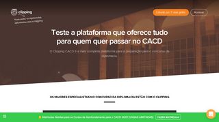 
                            1. Clipping CACD - Estudos para Concurso Público Diplomata