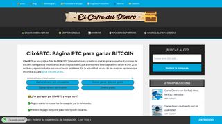 
                            8. Clix4BTC ••ᐅ ¿Qué es y cómo funciona? |•| Gana BTC GRATIS |•|