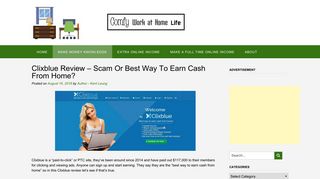 
                            11. Clixblue Review - Scam Or Best Way To Earn Cash From Home?