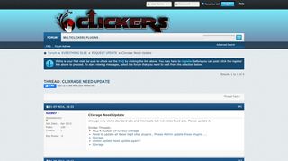 
                            6. Clixrage Need Update - Clickers.info