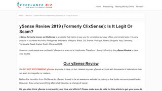 
                            10. ClixSense Review 2019: Is ClixSense Legit Or Scam? (Honest Review)