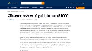 
                            13. Clixsense review : A guide to earn $1000 – QuickPrepper