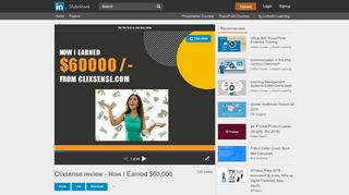 
                            10. Clixsense review - How I Earned $60,000 - SlideShare