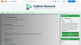 
                            12. CLO mining for Hive OS. : CallistoCrypto - Reddit