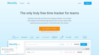 
                            5. Clockify - 100% Free Time Tracking Software