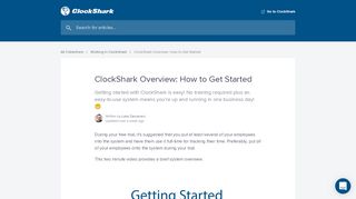 
                            2. ClockShark Overview: How to Get Started | ClockShark Help Center