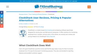 
                            8. ClockShark User Reviews, Pricing & Popular Alternatives