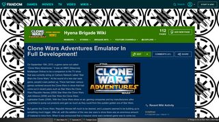 
                            6. Clone Wars Adventures Emulator In Full Development! | Hyena ...