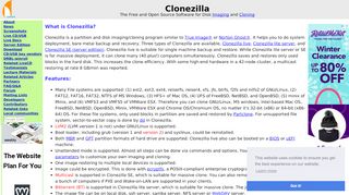 
                            2. Clonezilla - About