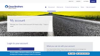 
                            8. Close online | Close Brothers Motor Finance