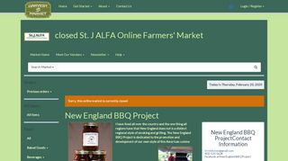 
                            12. closed St. J ALFA Online Farmers' Market – Local Foods