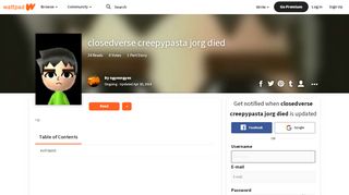 
                            12. closedverse creepypasta jorg died - ngyesngyes - Wattpad