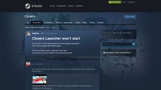 
                            8. Closers Launcher won't start :: Closers General Discussions