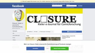 
                            5. Closure. Kieler e-Journal für Comicforschung - Startseite | Facebook