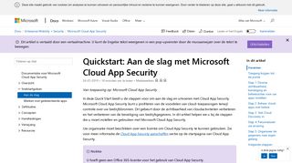
                            5. Cloud App Security implementeren | Microsoft Docs