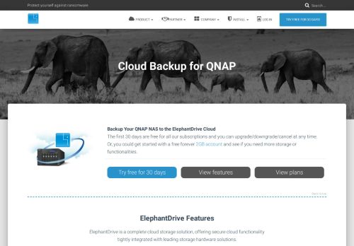 
                            7. Cloud Backup for QNAP – ElephantDrive