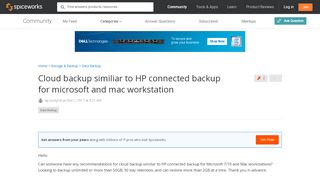
                            10. Cloud backup similiar to HP connected backup for microsoft and mac ...