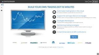 
                            1. Cloud-based Automated Bitcoin Bot Trading