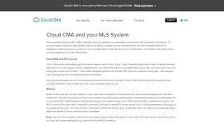 
                            4. Cloud CMA and Your MLS System - What You Want to Know