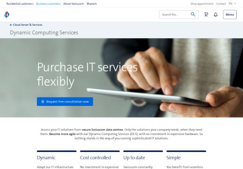 
                            4. Cloud computing: Dynamic Computing Services | Swisscom SME