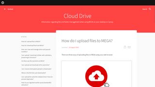 
                            4. Cloud Drive - MEGA Help