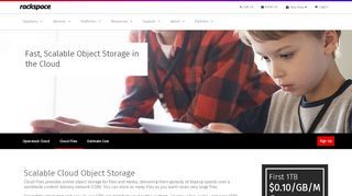
                            4. Cloud Files Online Object Storage | Rackspace
