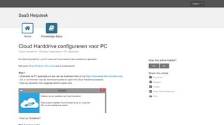 
                            4. Cloud Harddrive configureren voor PC - SaaS Helpdesk