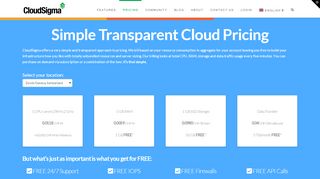 
                            3. Cloud Hosting Pricing | CloudSigma