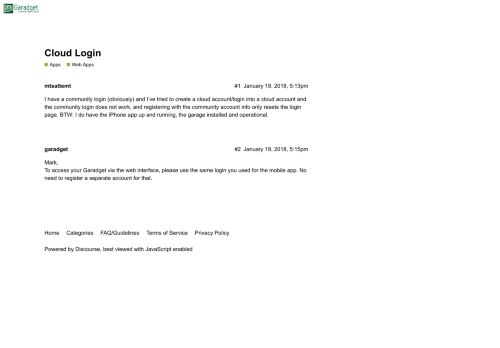 
                            3. Cloud Login - Web Apps - Garadget Community