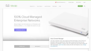 
                            3. Cloud Managed Wireless LAN - Cisco Meraki