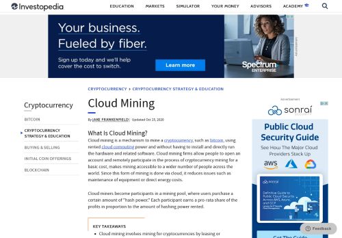 
                            8. Cloud Mining - Investopedia