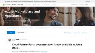 
                            9. Cloud Partner Portal documentation is now availabl... - Microsoft ...