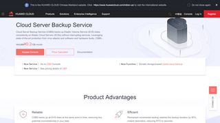 
                            8. Cloud Server Backup Service