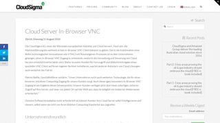 
                            12. Cloud Server In-Browser VNC | CloudSigma