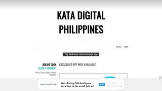 
                            3. cloud storage app | Kata Digital Philippines