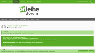 
                            10. Cloud & Sync auf Tolino - Tolino - onleihe :userforum