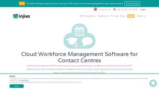 
                            4. Cloud Workforce Management for Contact Centres | injixo