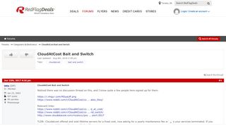 
                            13. CloudAtCost Bait and Switch - RedFlagDeals.com Forums