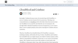 
                            11. CloudBleed and Coinbase – The Coinbase Blog