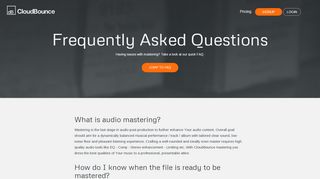 
                            4. CloudBounce - Instant Audio Mastering. Just hear it.
