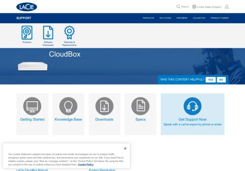 
                            4. CloudBox | LaCie Support UK